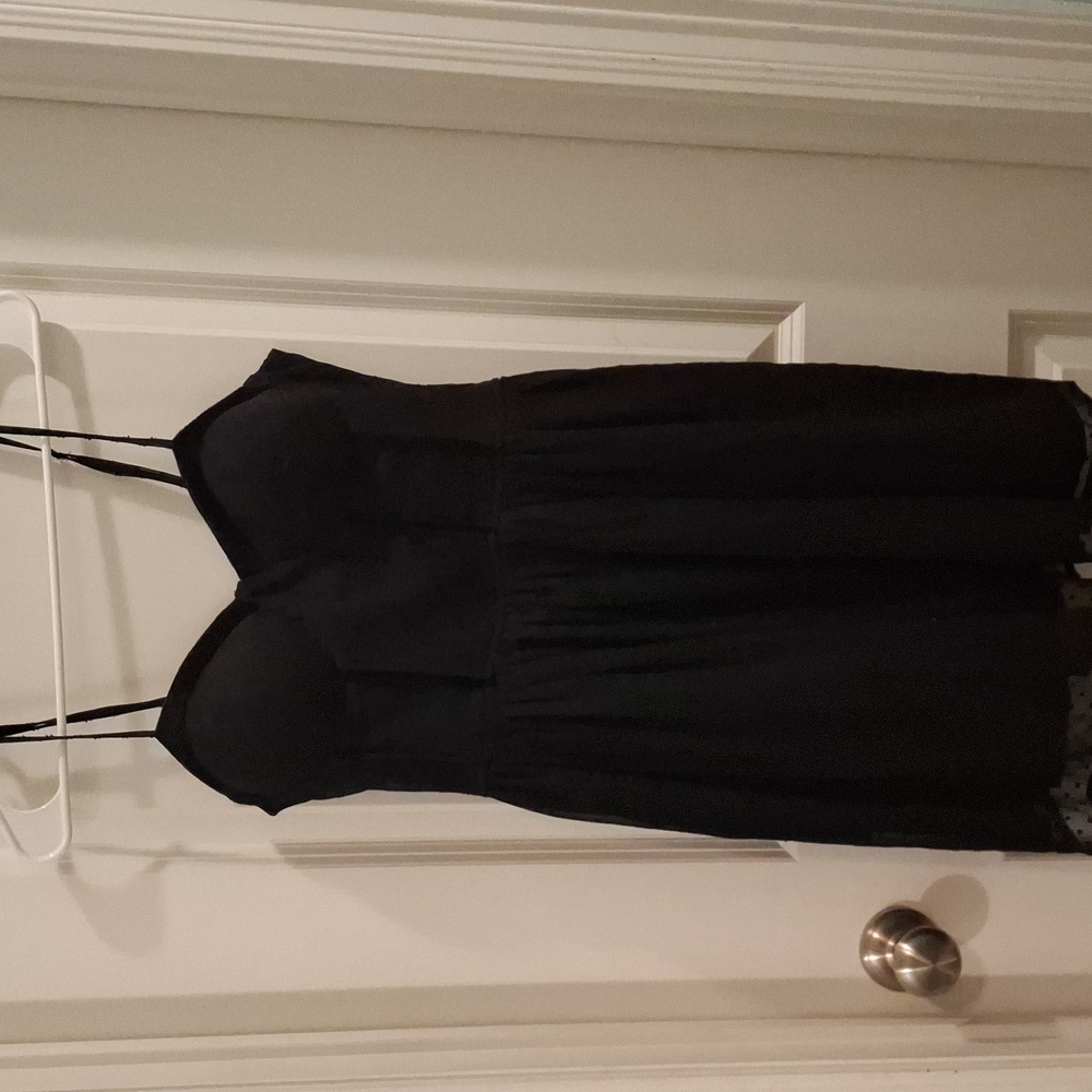 Black Spaghetti Strap Dress - Classic Women's Party Dress